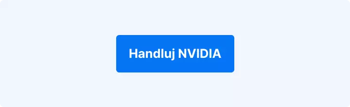 Jasnoniebieskie pole, w środku, wewnątrz innego niebieskiego pola, znajduje się tekst: Trading NVIDIA