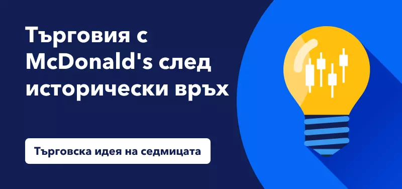 Търговия с McDonald's след като достигна на исторически връх