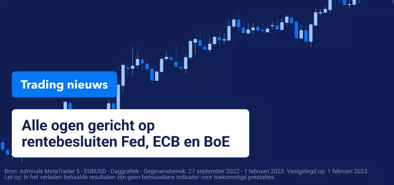 Trading Nieuws - Alle ogen gericht op rentebesluiten Fed, ECB en BoE