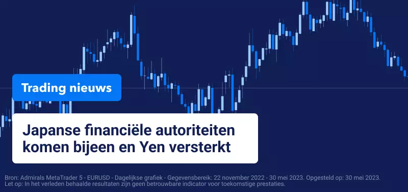 Japanse financiële autoriteiten komen bijeen, Yen versterkt
