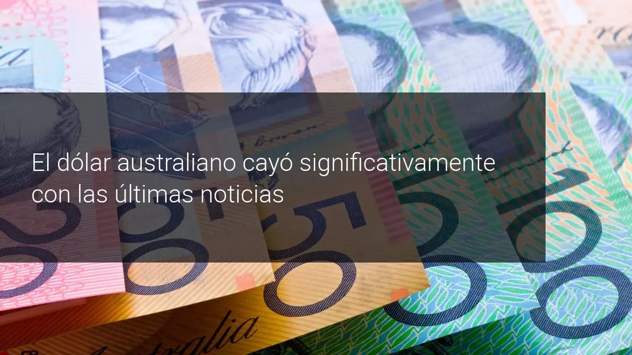 caida audusd noticias