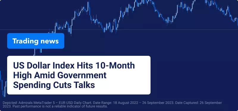 US dollar hits 10 month high despite funding debate in Washington
