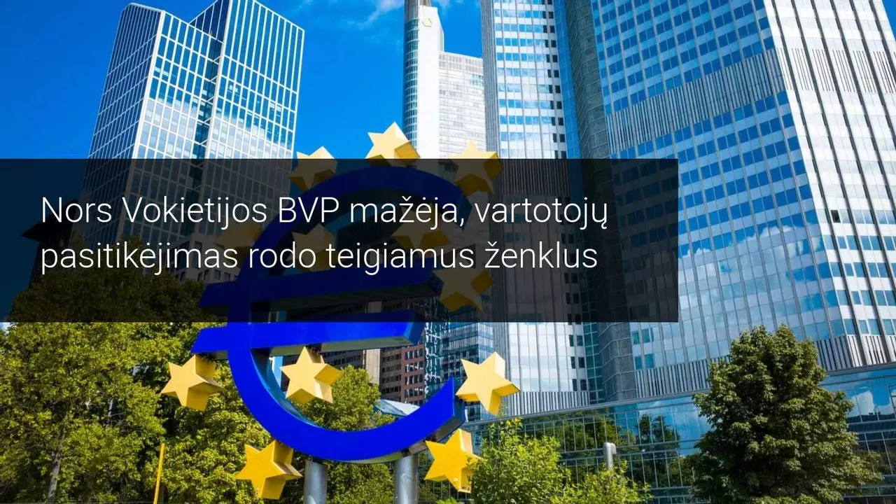 Verslo pasitikėjimas auga, nepaisant mažėjančio Vokietijos BVP