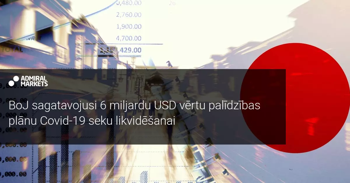 BoJ sagatavojusi 6 miljardu USD vērtu palīdzības plānu Covid-19 seku likvidēšanai