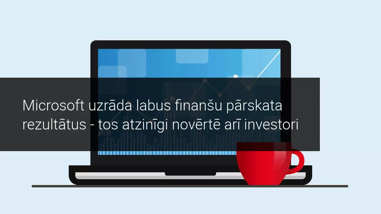 Microsoft iepriecina ar labiem ceturkšņa rezultātiem - akcijām kāpums