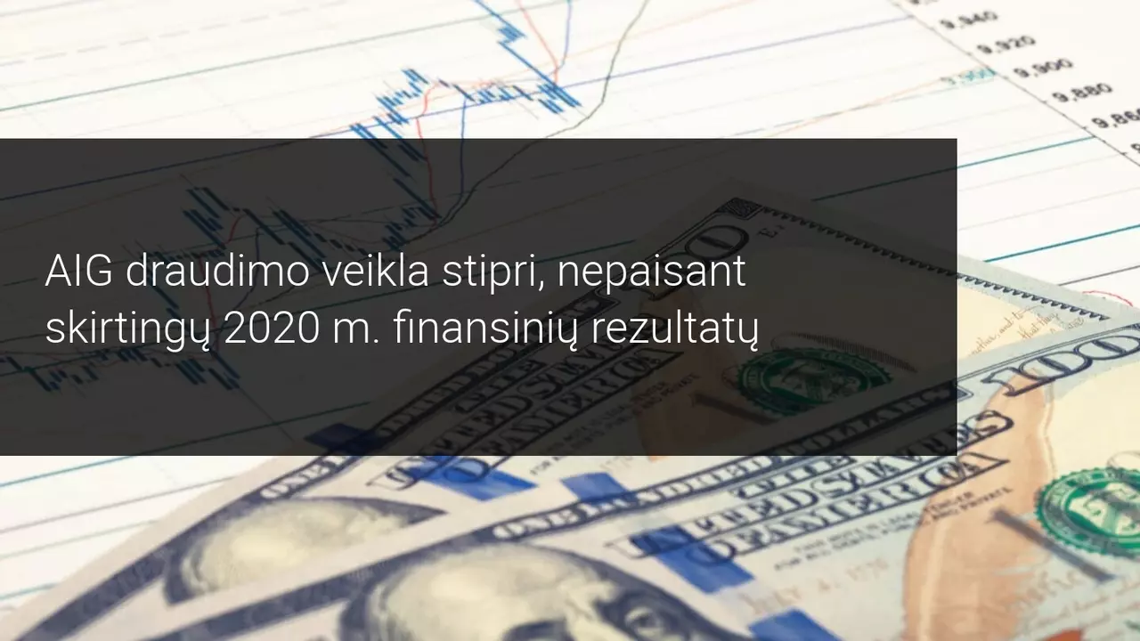AIG skelbia smarkiai išaugusį pelną, tenkantį vienai akcijai