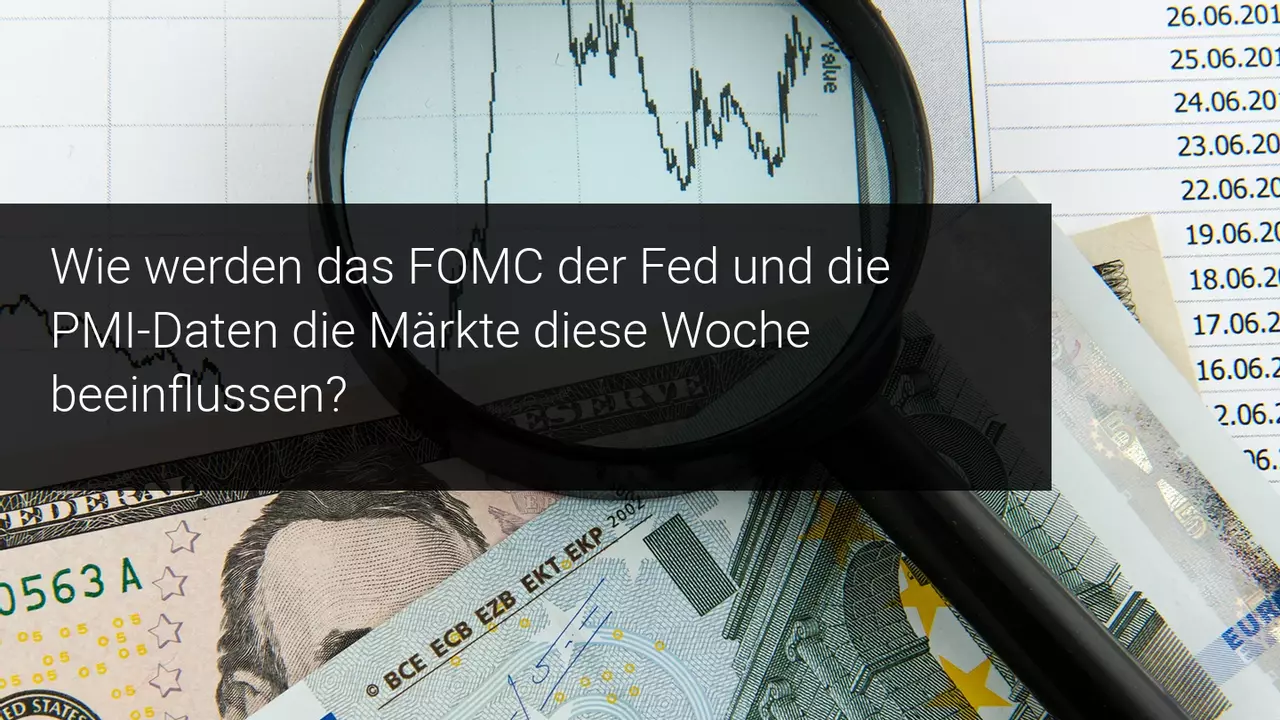 FOMC-Meeting und PMI-Daten diese Woche im Fokus