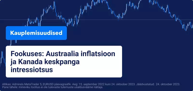 austraalia inflatsioon ja kanada keskpanga intressiotsus
