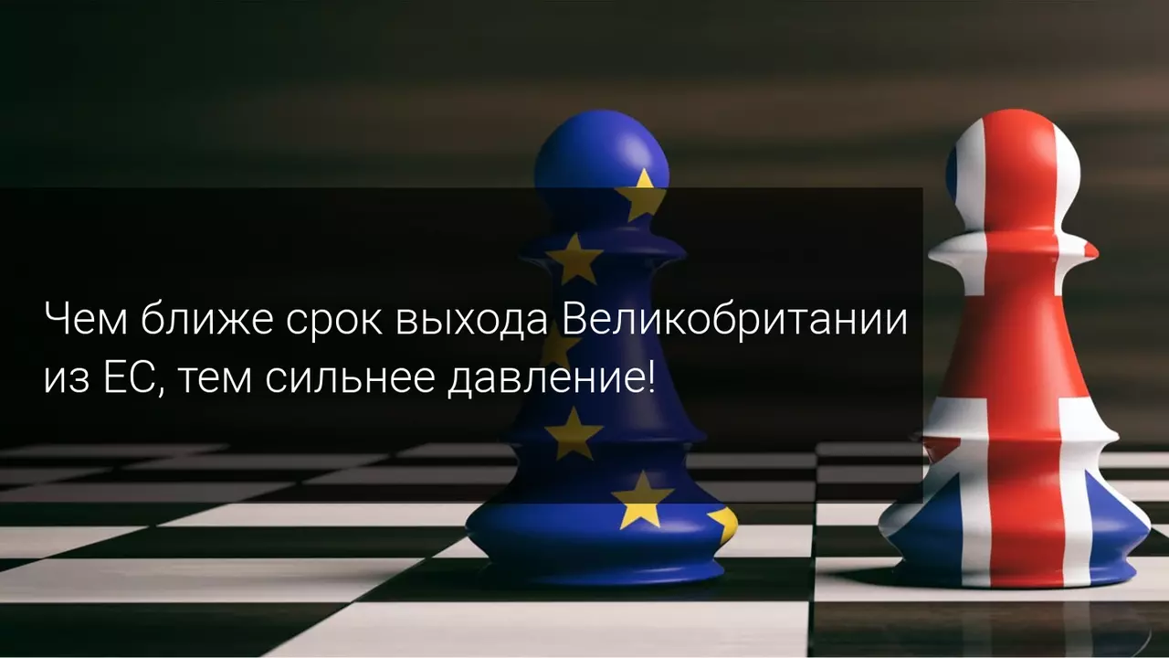 Чем ближе срок выхода Великобритании из ЕС, тем сильнее давление!