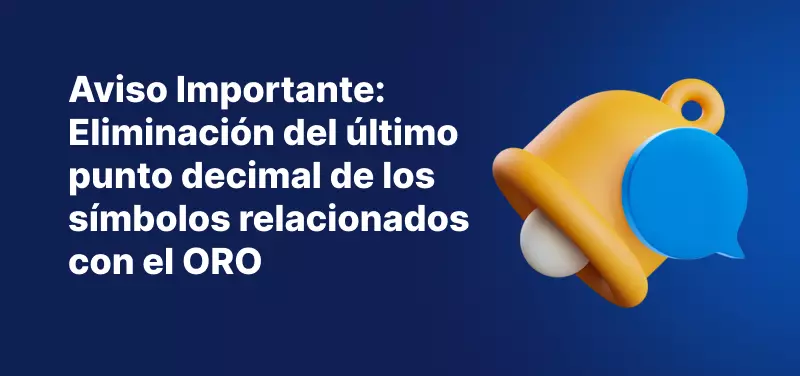eliminacion ultimo decimal oro