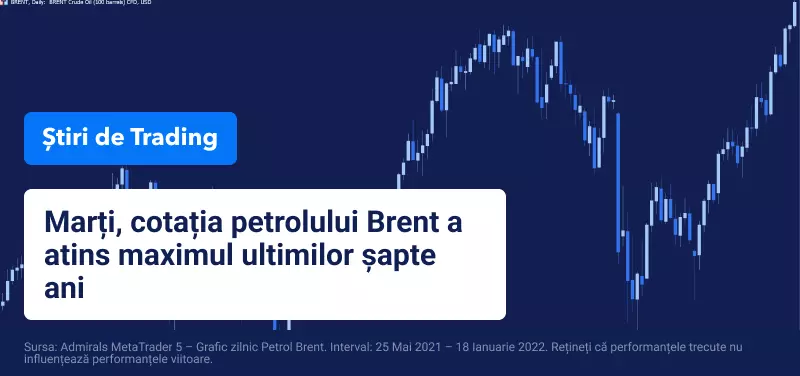 cotatia petrolului brent continua sa creasca