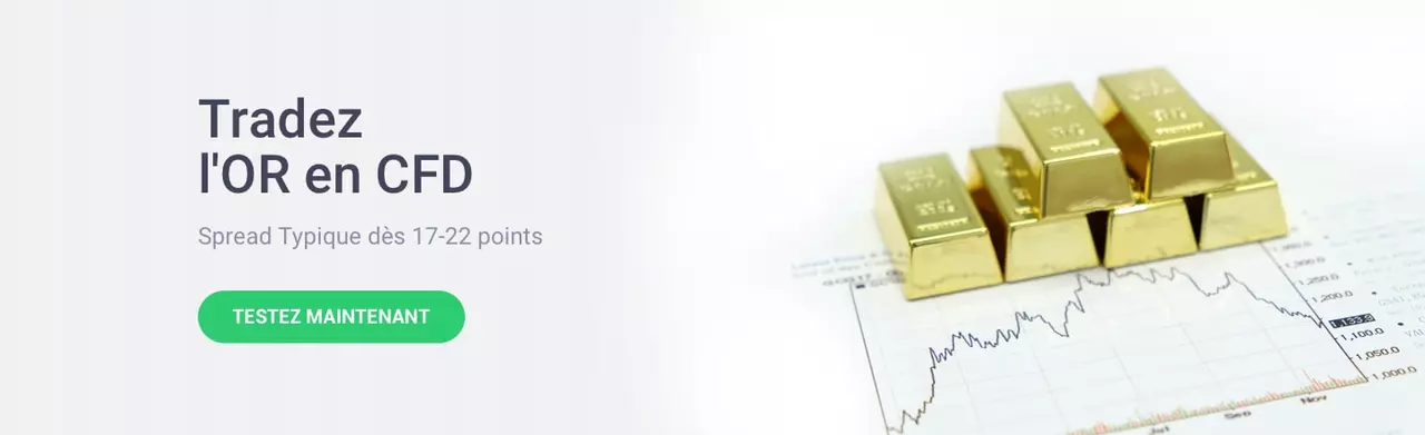 Tradez la volatilité avec l'Or CFD