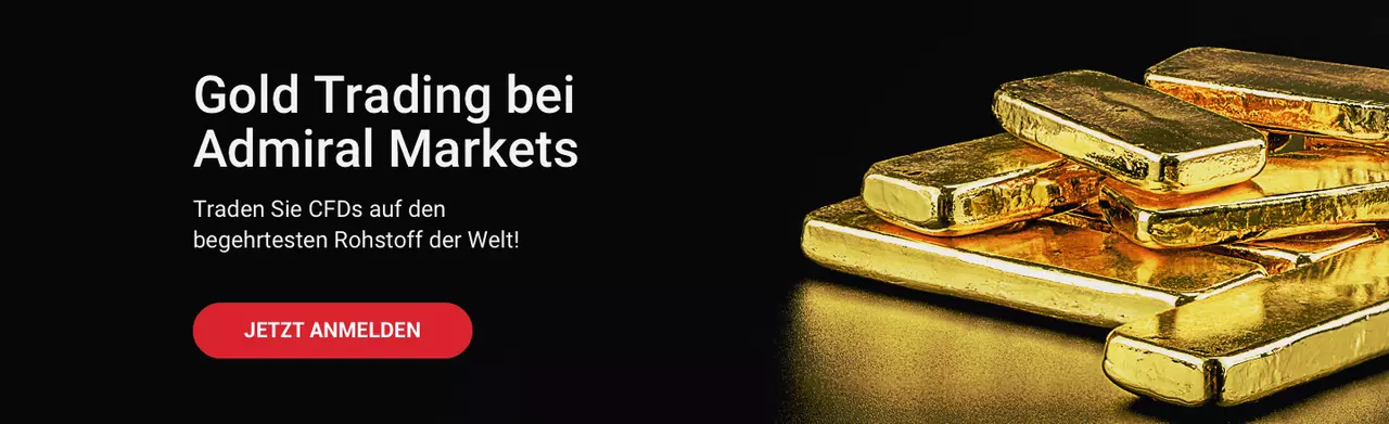 Starten Sie jetzt mit dem Trading von Gold und eröffnen Sie ein Livekonto bei Admiral Markets