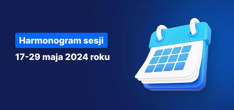 harmonogram maj 2024