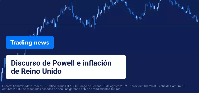 La inflación británica, sin cambios en septiembre; el discurso de Powell, en el foco
