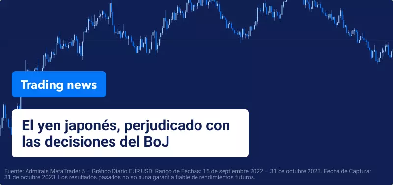 Las decisiones de política monetaria del BoJ afectan al yen japonés
