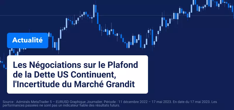 Les Négociations sur le Plafond de la Dette US Continuent, l'Incertitude du Marché Grandit
