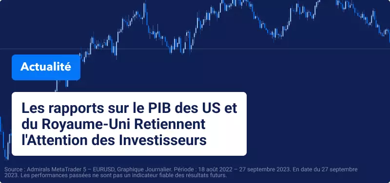 Les rapports sur le PIB des États-Unis et du Royaume-Uni Retiennent l'Attention des Investisseurs