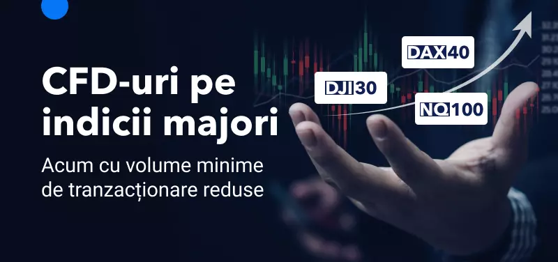 volume reduse pe CDF-urile indicilor majori