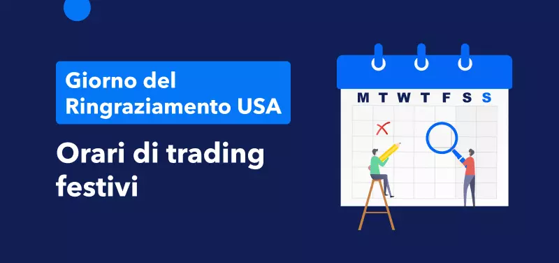 Orari di trading per la festa del Ringraziamento USA, 2022