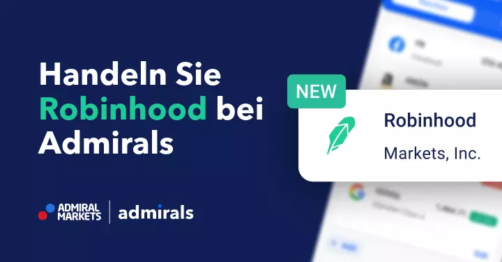 Robinhood IPO - jetzt bei Admirals Verfügbar!