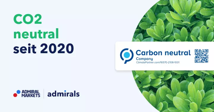 CO2 Neutral seit 2020 - Admirals