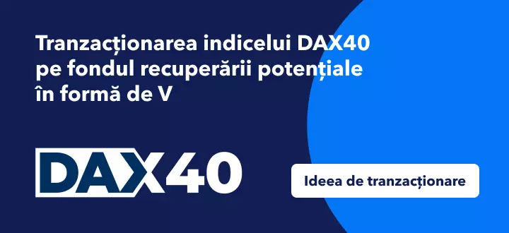 Tranzacționarea indicelui DAX40 pe fondul recuperării potențiale în formă de V 