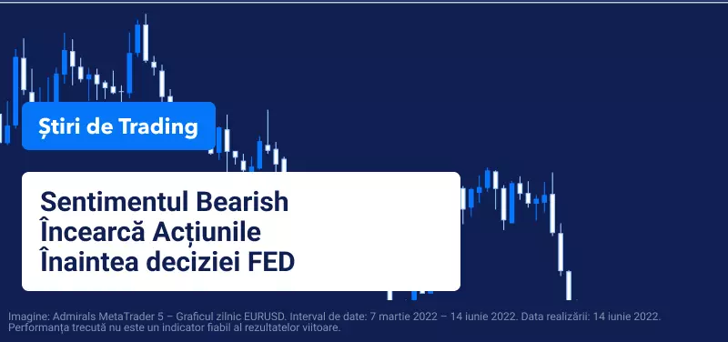 sentimentul bearish incearca actiunile inaintea de datele fed