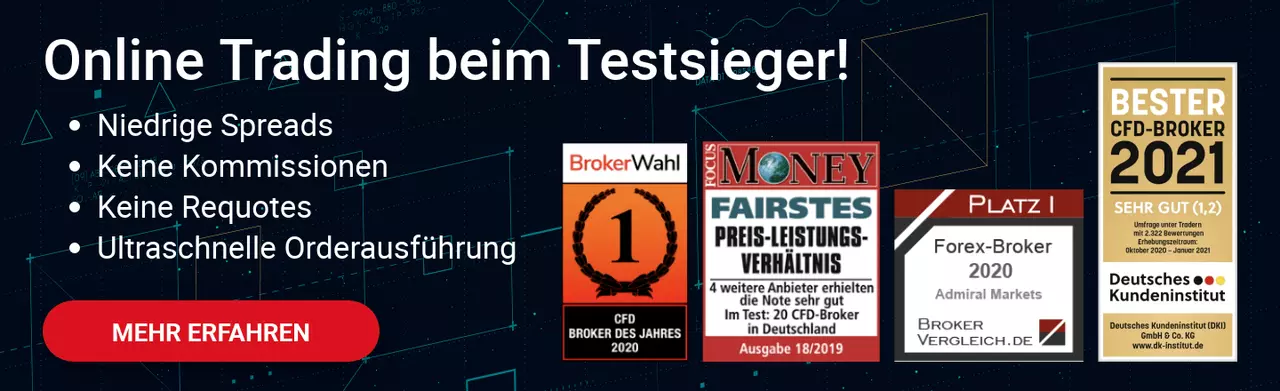 Starten Sie mit der Kontoeröffnung und erhalten Sie Zugriff auf eine Vielzahl an Tradingfunktionen