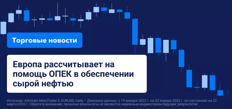 Европа рассчитывает на помощь с поставками сырой нефти со стороны ОПЕК