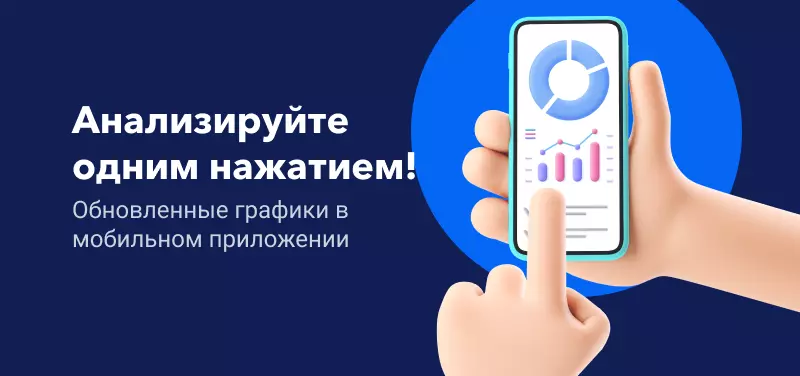 Проводите анализ на обновленных графиках акций в мобильном приложении Admirals