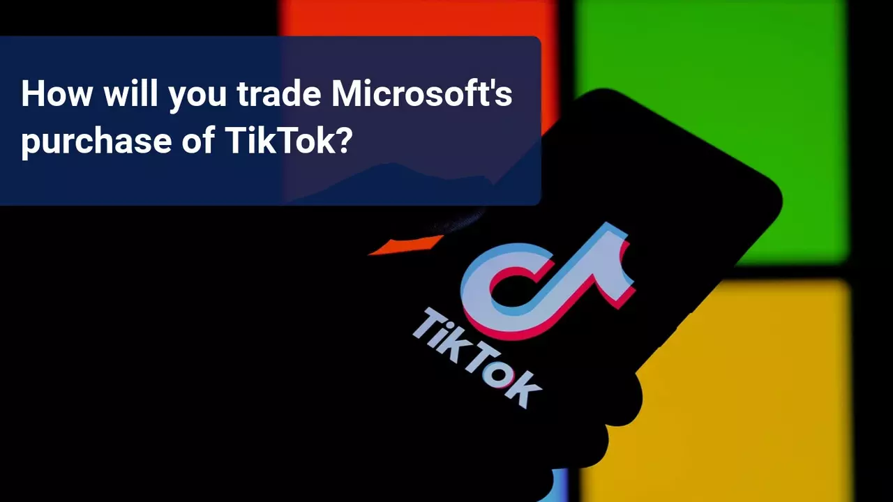 Microsoft purchasing TikTok – short-term correction ahead?