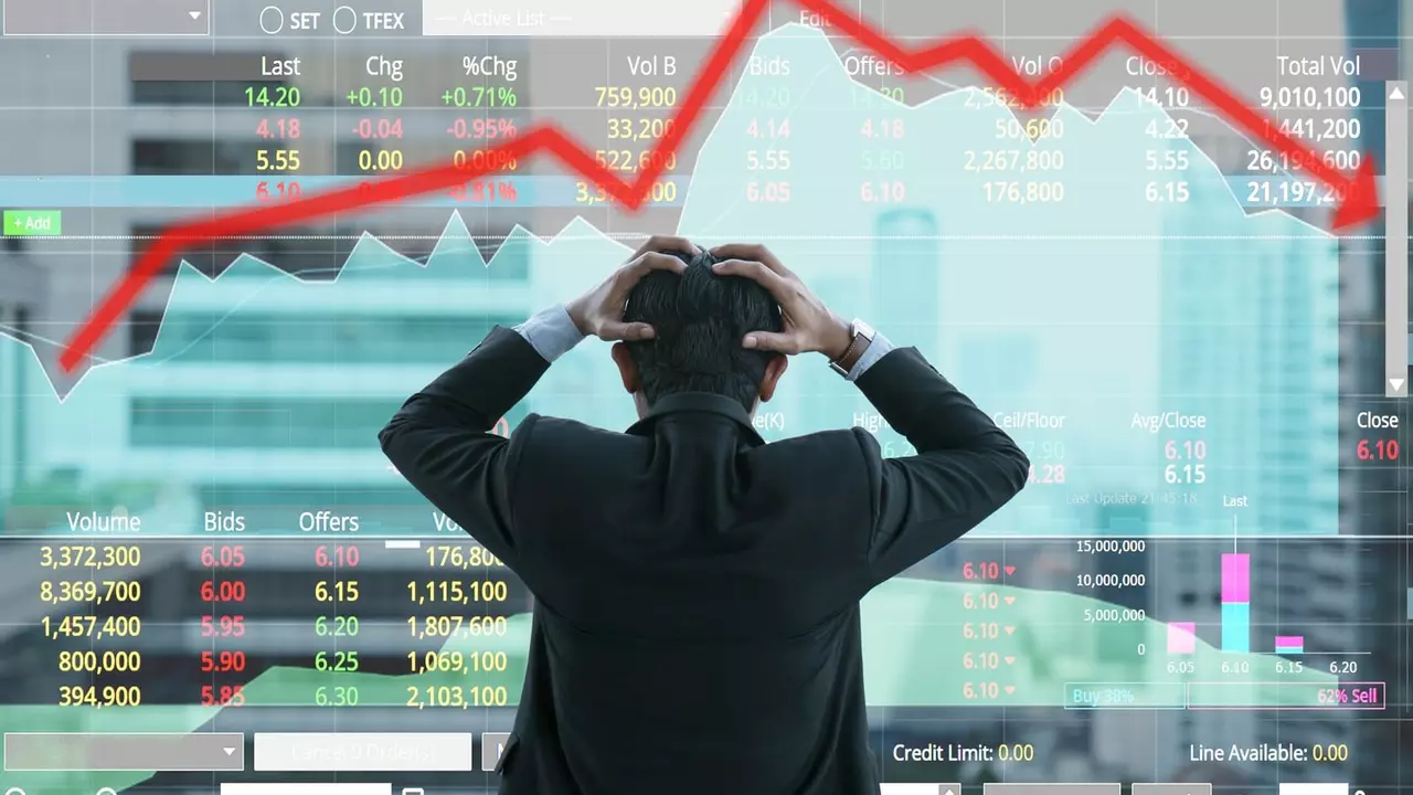 Interest rate and stock market image