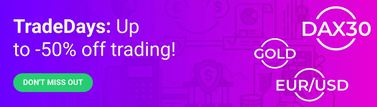 TradeDays - 50% off spreads