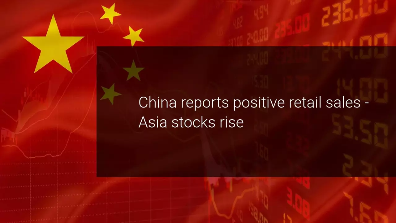 China lifts market on first positive retail sales report