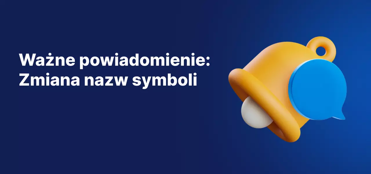 ogłoszenie o zmianie nazwy symboli handlowych