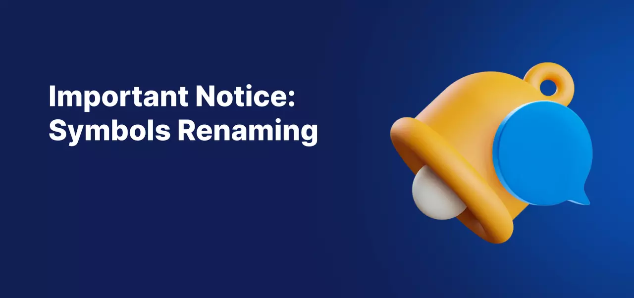 trading symbols renaming announcement