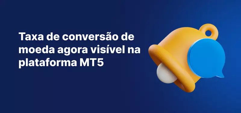Taxa de conversão de moeda agora visível na plataforma MT5