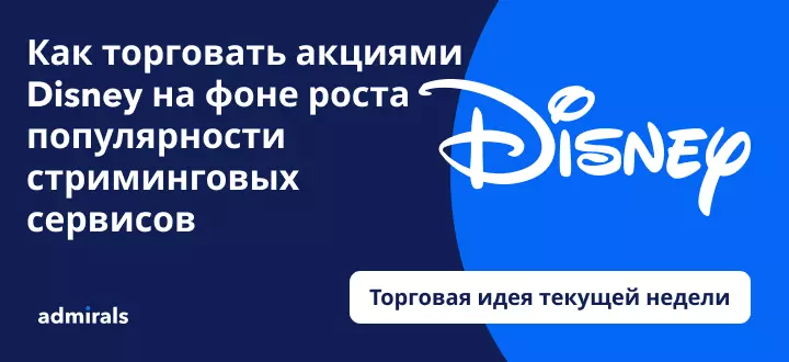 Как торговать акциями Disney на фоне бума стриминговых сервисов
