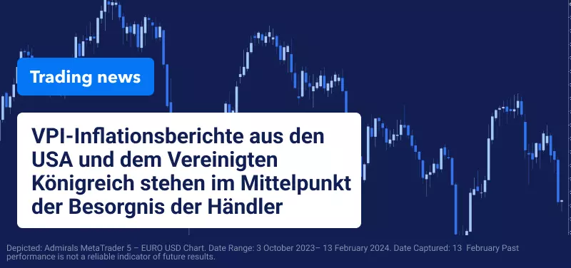  VPI-Inflationsberichte aus den USA und dem Vereinigten Königreich stehen im Mittelpunkt der Besorgnis der Händler