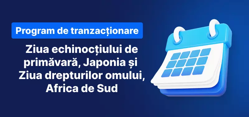 2023 program de tranzactionare ziua echinoctiului_Japonia si ziua drepturilor omului_Africa de Sud
