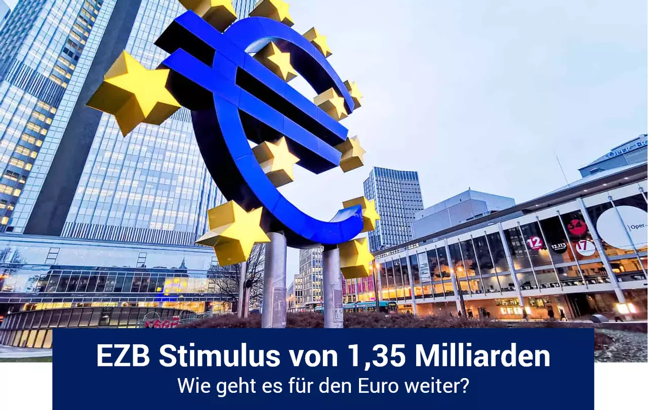 EZB bleibt bei 1,35 Billionen Euro Fördermittel! Was kommt als nächstes für den EUR?