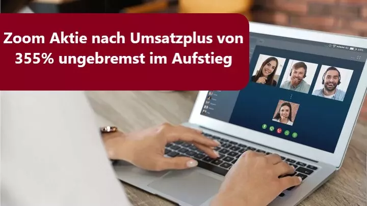Ungebremster Aufstieg von Zoom nach einem Umsatzplus von 355% im zweiten Quartal