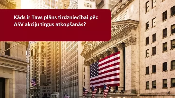 ASV akcijas atgūstas pēc kritiena un piedzīvo labāko dienu kopš Aprīļa