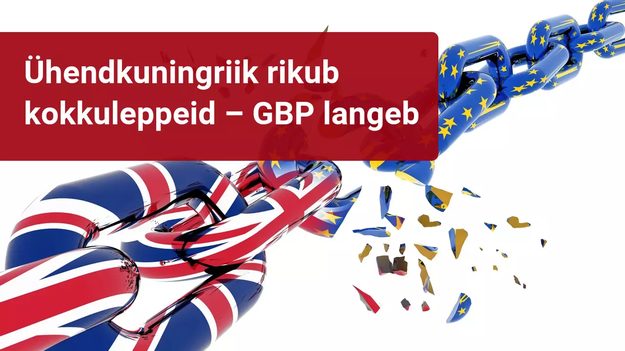 Kauplejad valmistuvad Ühenkuningriigi ja Euroopa lahknemiseks
