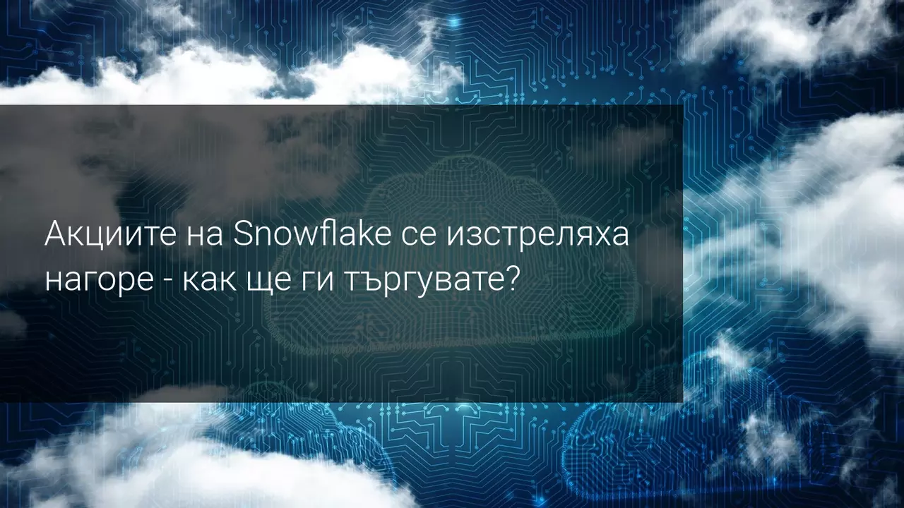 Цената на акциите на Snowflake се удвои още в дебюта на фондовия пазар