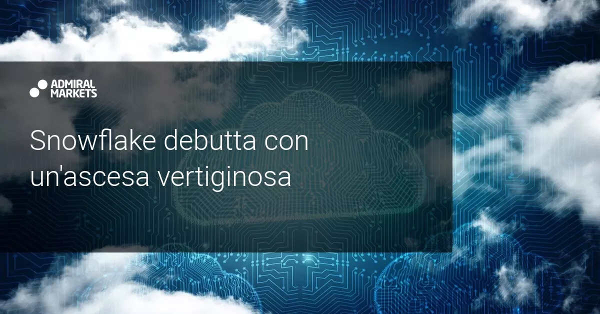 Snowflake raddoppia il valore delle sue azioni al suo debutto in borsa
