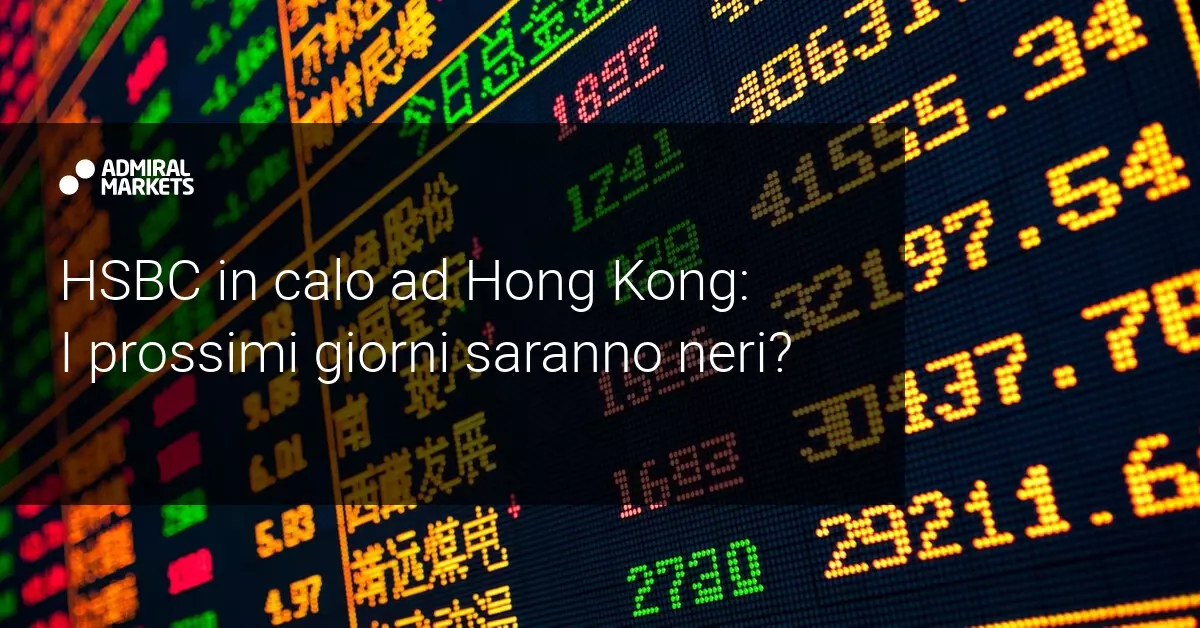 HSBC crolla a Hong Kong sotto la pressione di diversi fronti