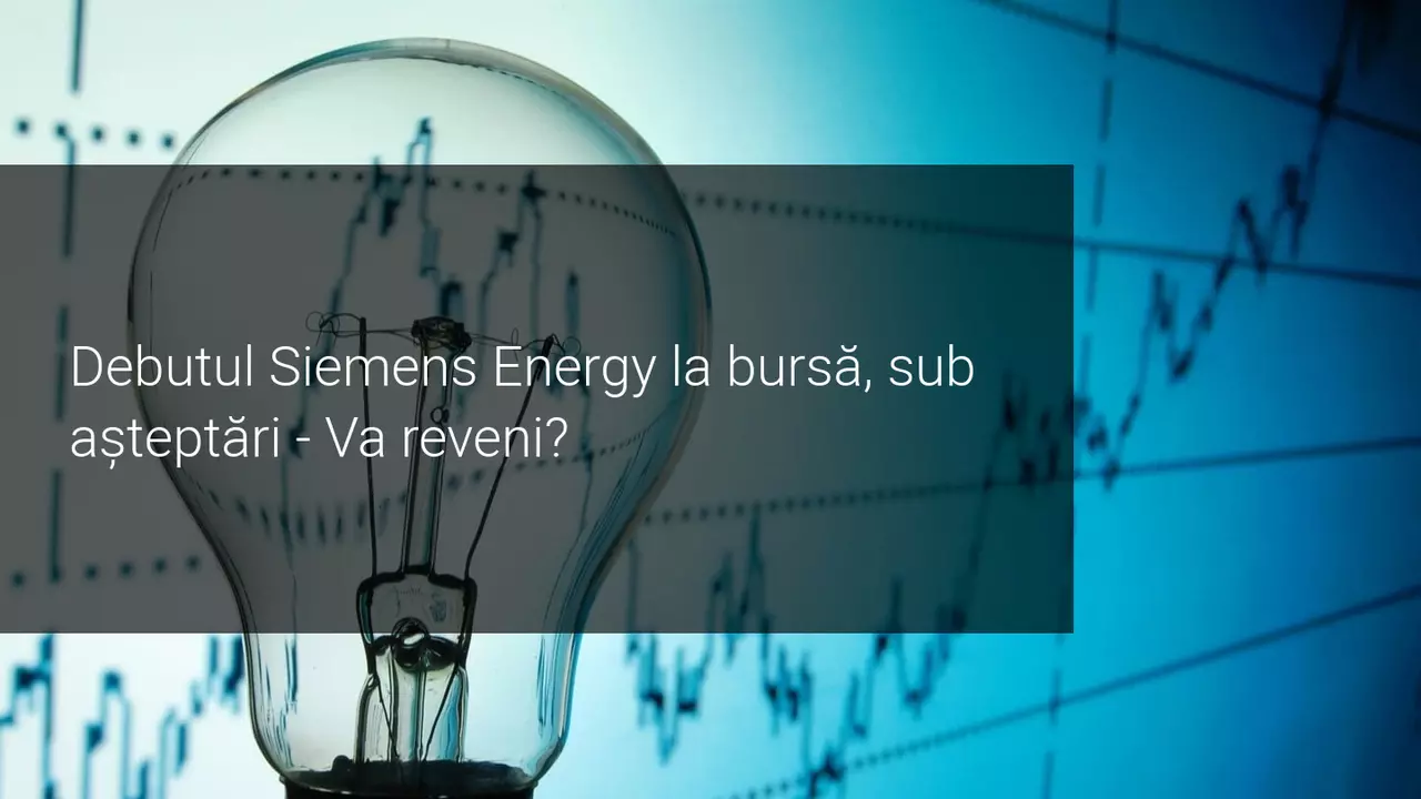 Debutul Siemens Energy la bursă, sub așteptări