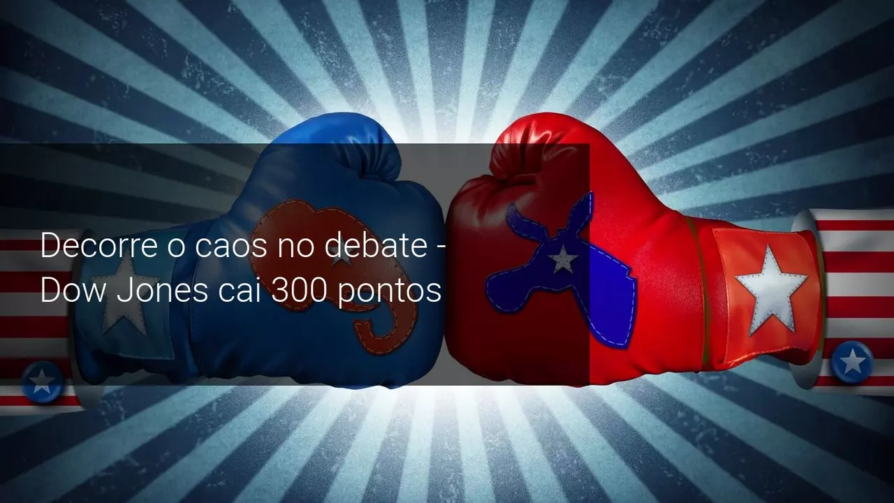 Mercados de Ações Caem no Debate Entre Trump e Biden